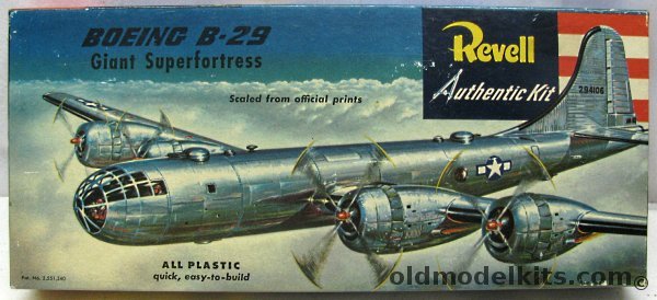 Revell 1/135 B-29 Giant Superfortress Pre 'S' Kit, H208-98 plastic model kit